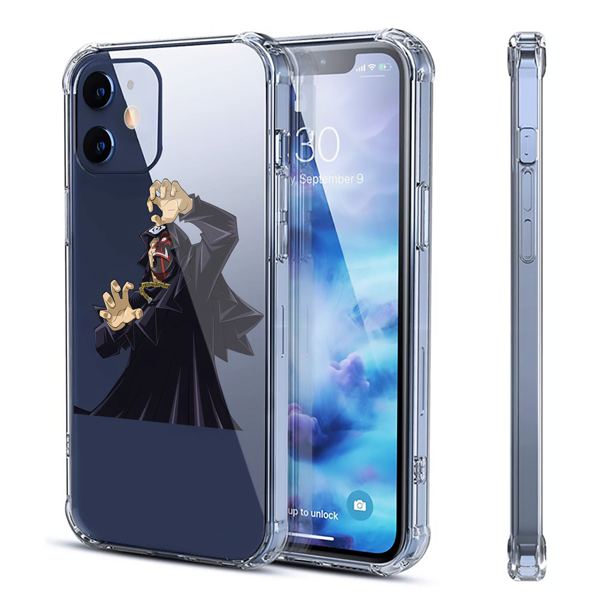 （画像用） 遊☆戯☆王 Yu-Gi-Oh! 【iPhone 12シリーズ対応】透明スマホケース（クリアソフトケース）